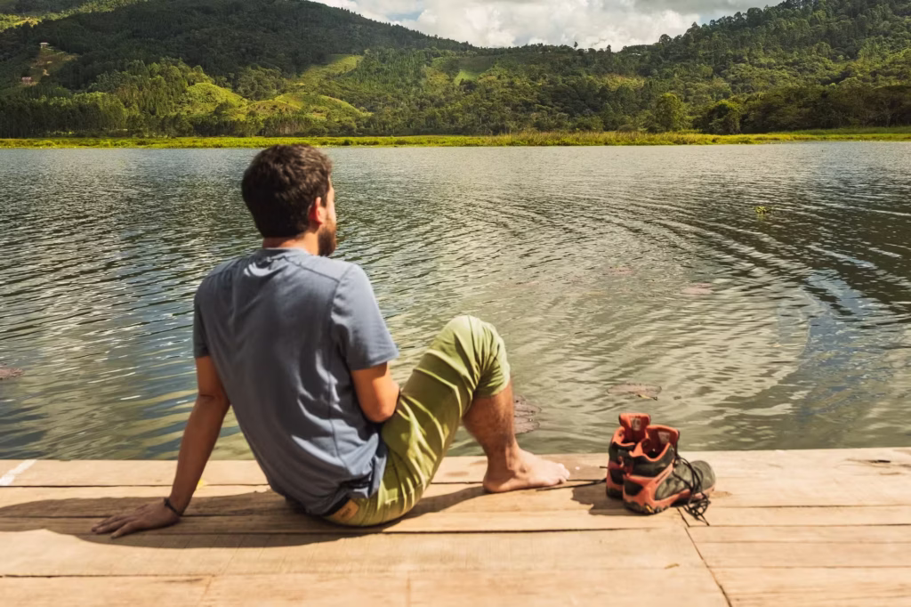 Laguna el Oconal villa rica casa machi